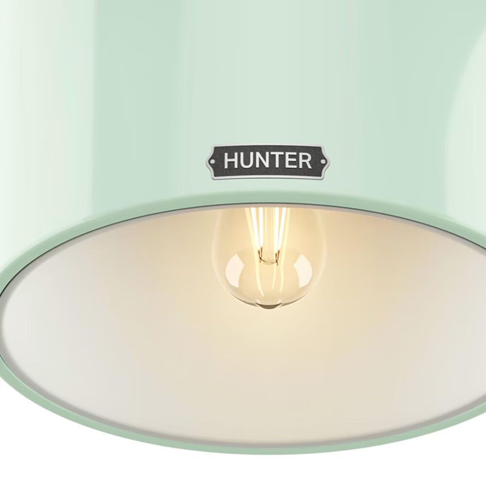 Hunter Cranbrook Low Profile 52&quot; Ceiling Fan with Light in Mint, , large