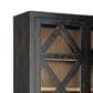 Ashley Christop Accent Cabinet in Black and Natural Brown, , large