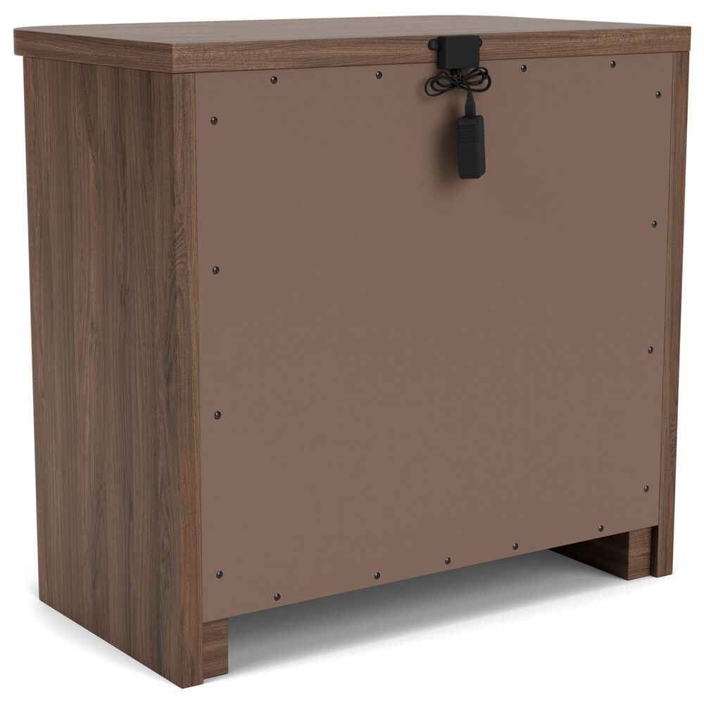 Riverside Furniture Delia 2-Drawer Nightstand in Nouveau Walnut, , large