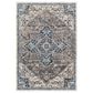 Surya Tuscany TUS-2335 Blue, Cream, Dark Blue, Gray, Dusty Coral and Light Beige 12" x 15" Area Rug, , large