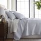 Levtex Tobago 3-Piece Stripe King Quilt Set in Blue and White, , large
