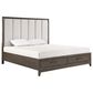 New Heritage Design Landon King Storage Bed in Walnut, , large