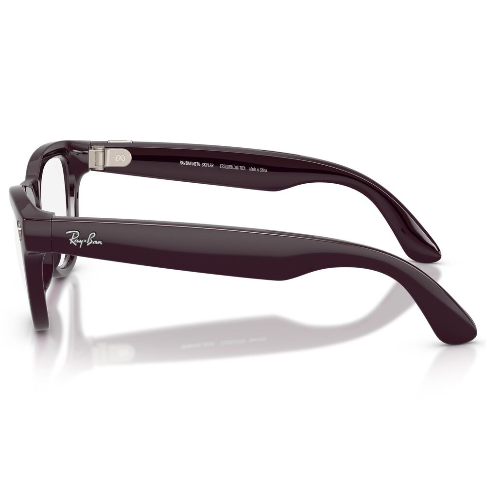 Rayban Glasses Skyler Gen 2 Sunglasses with Clear and Amethyst Transitions Lenses in Shiny Mystic Violet, , large