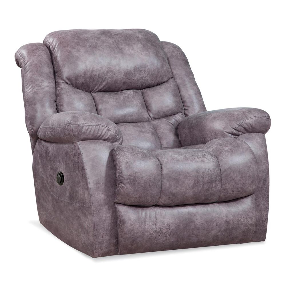 HomeStretch Blockbuster Power Rocker Recliner in Pewter, , large