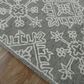 Amer Rugs Boston 2" x 3" Shale Gray Area Rug, , large