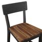 Steve Silver Bermuda Counter Stool in Black and Dark Acacia, , large