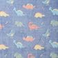 Duke Imports Jurassic Friends - Glow in the Dark Plush Throw in Blue, , large