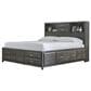 Ashley Caitbrook 2-Piece Queen Storage Bed Set in Gray, , large