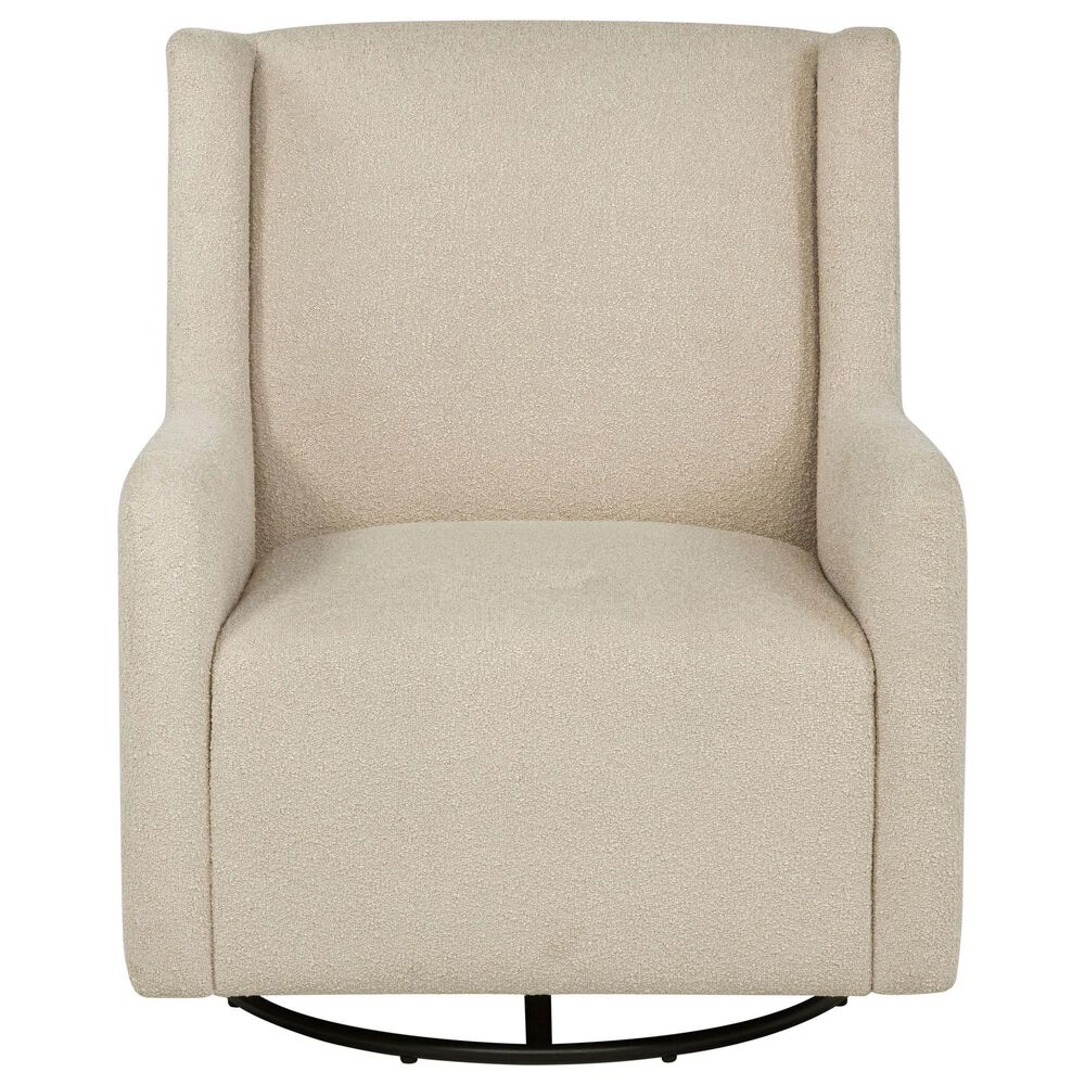 Coaster Serra Swivel Glider Chair in Sandy Beige, , large