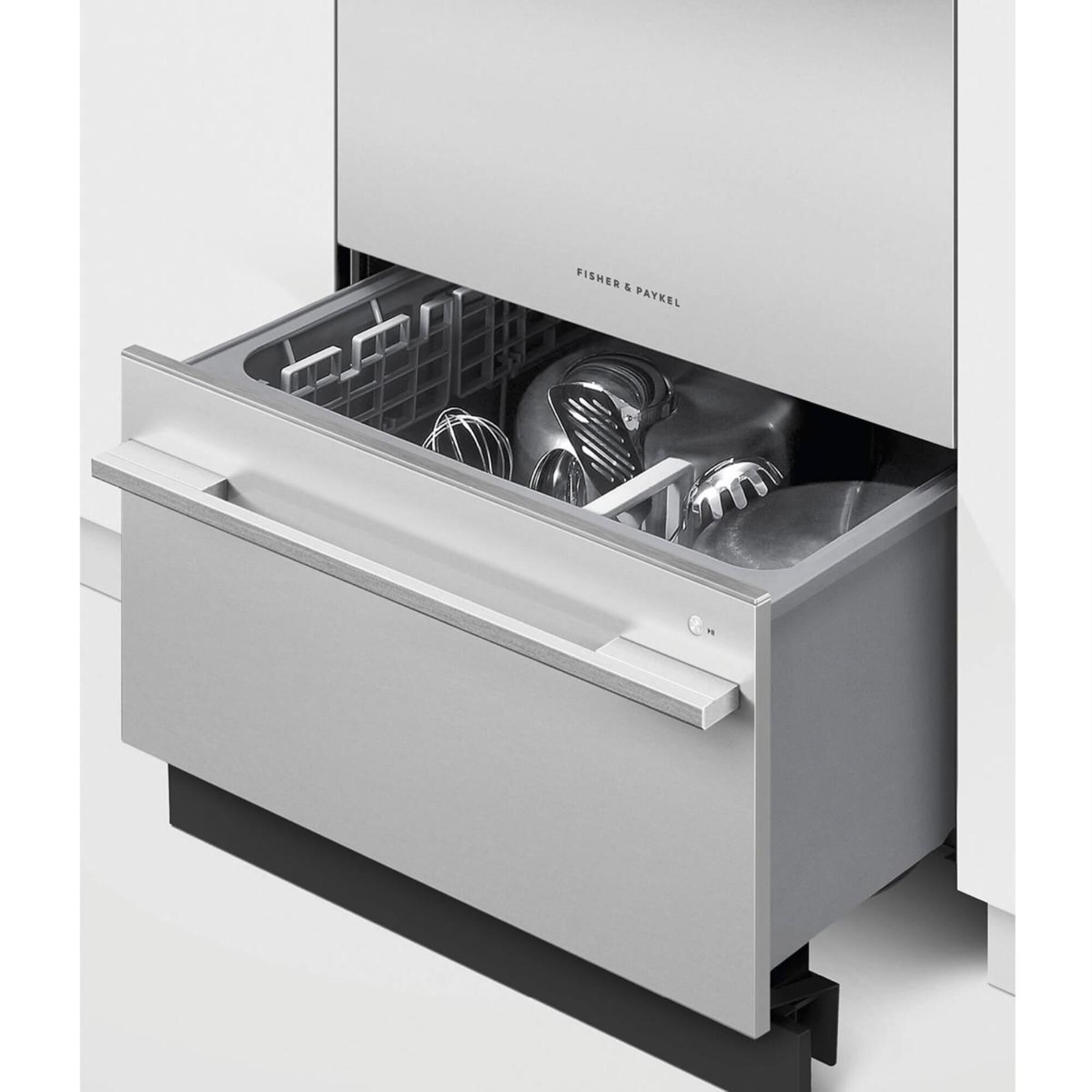 Fisher and Paykel Built In Tall Double Drawer Dishwasher with 14