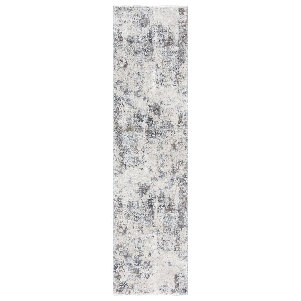 Safavieh Aston ASN710A 2" x 8" Ivory and Grey Runner, , large