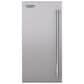 Sub Zero Ice Machine 18" Door Panel with Professional Handle in Stainless Steel, , large