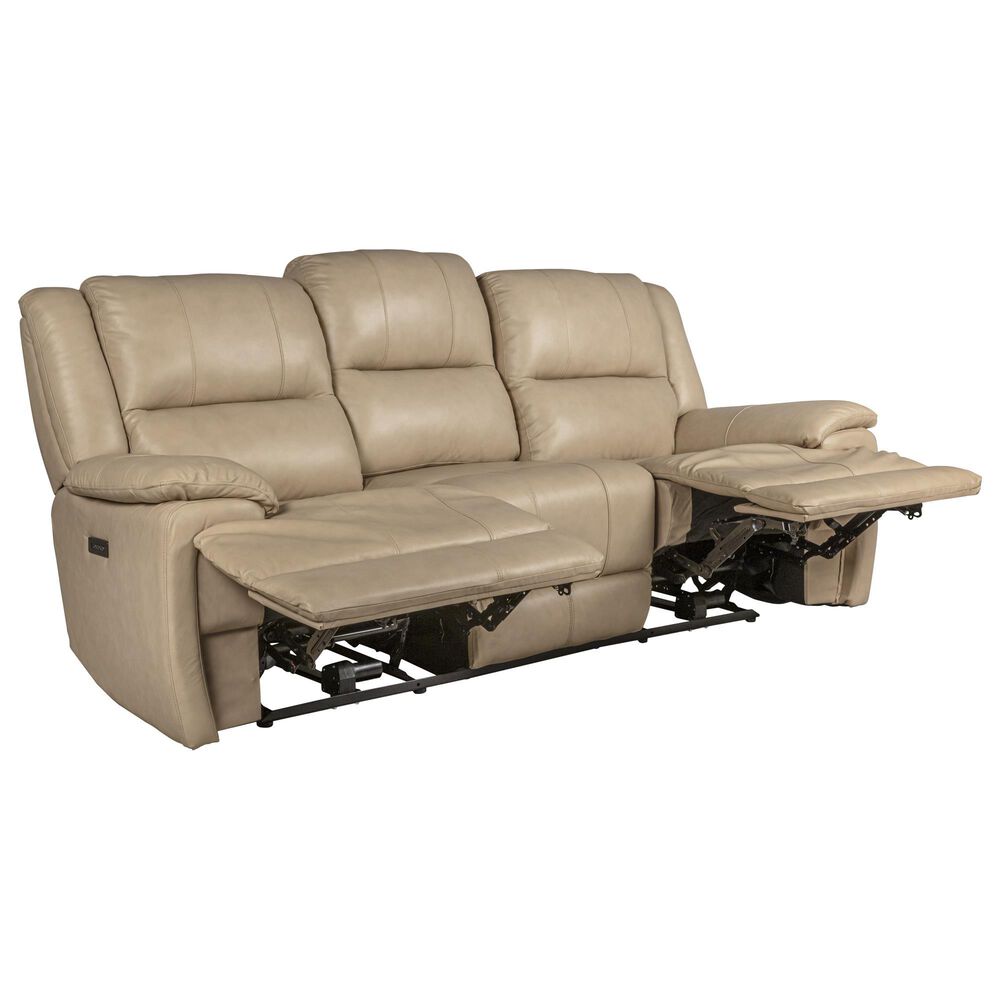 Oxford Furniture Power Recining Sofa with Power Footrest and Headrest in Madrid Beach, , large
