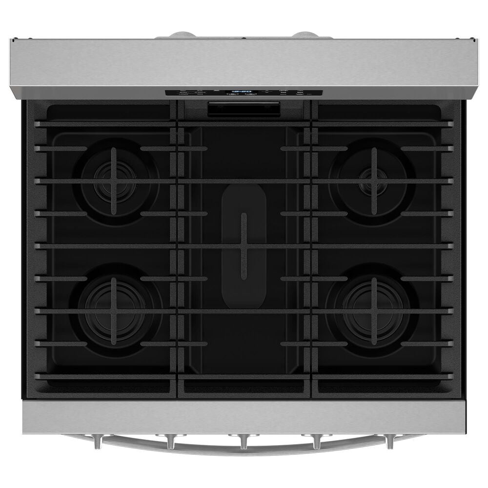 Whirlpool 30&quot; Gas Range with Air Cooking Technology and No Preheat Air Fry in Fingerprint Resistant Stainless Steel, , large