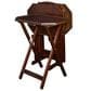 Parkerville Furniture Line TV Tray Table Set with Stand in Cherry (Set of 4), , large