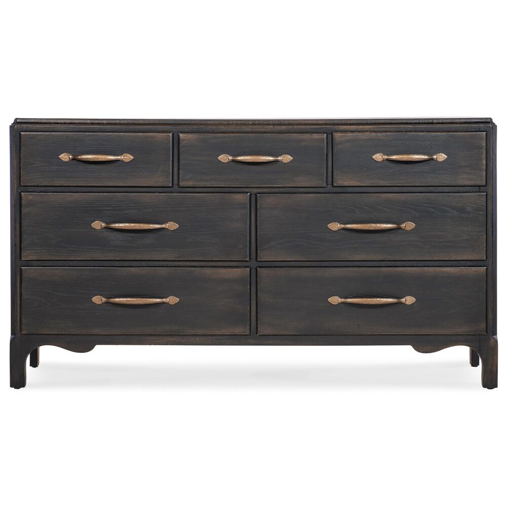 Hooker Furniture Americana 4-Piece King Bedroom Set in Black, , large