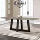 Blue River Elodie Dining Table in Medium Gray/Dark Gray Oak, , large