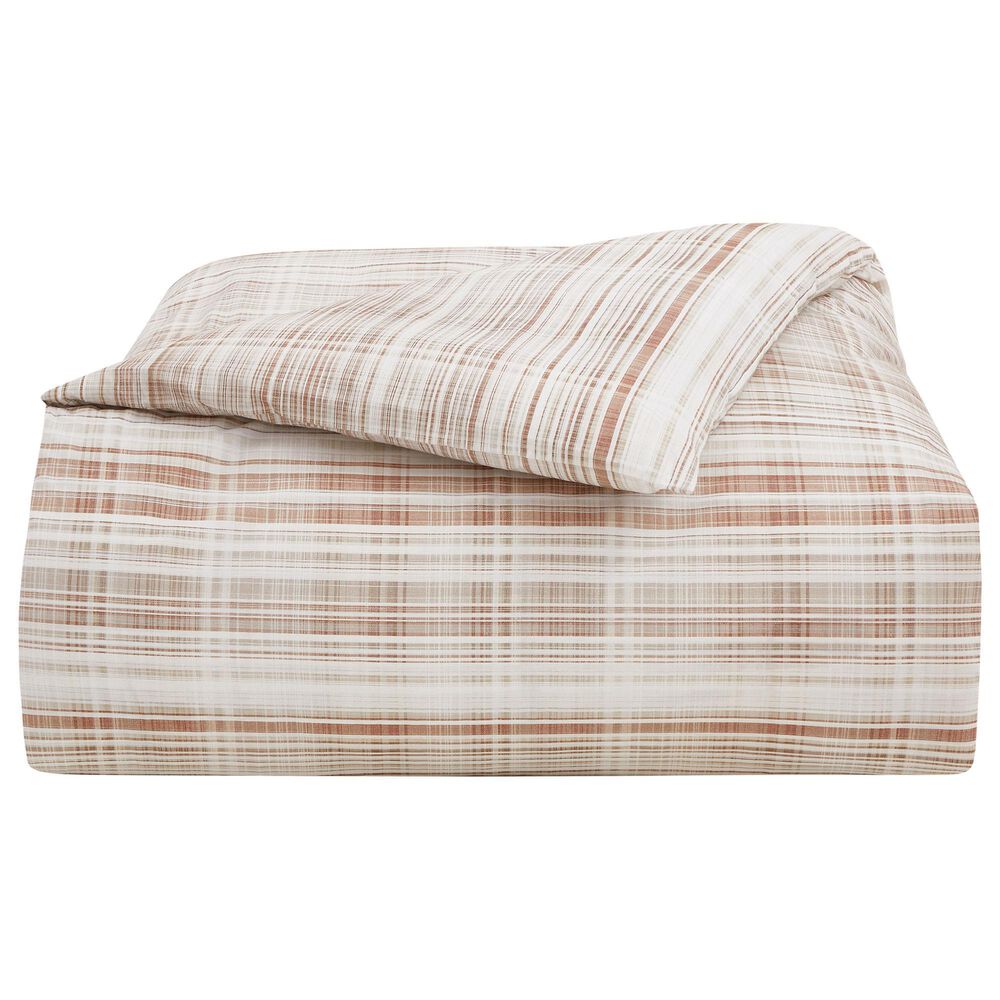 J. Queen New York Pascal 3-Piece King/California King Duvet Cover Set in Cinnamon, , large