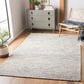 Safavieh Marbella 5" x 8" White and Navy Area Rug, , large