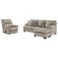 Ashley Stonemeade Stationary Sofa Chaise in Taupe, , large