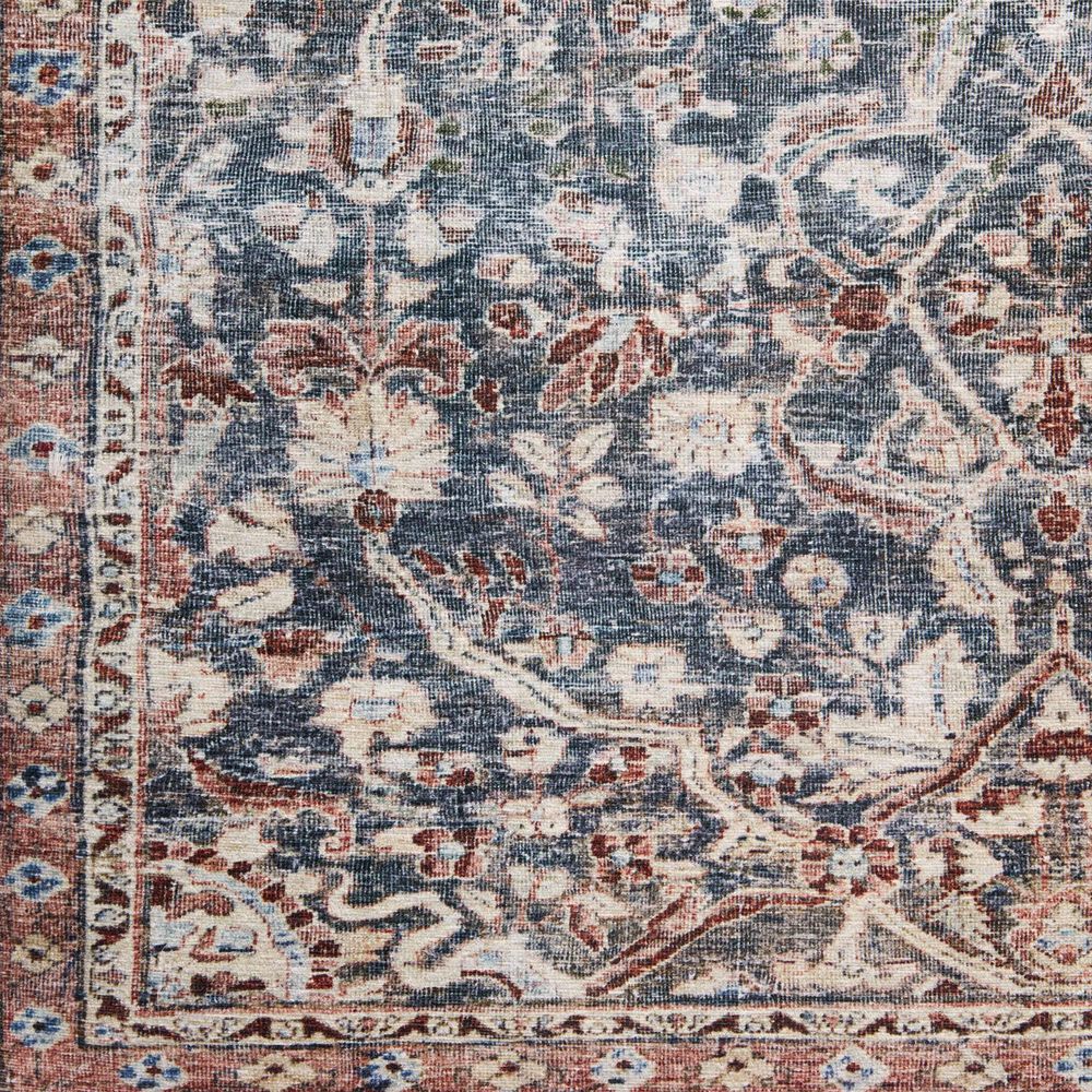 Chris Loves Julia x Loloi Jules 2&#39; x 5&#39; Denim and Spice Area Rug, , large