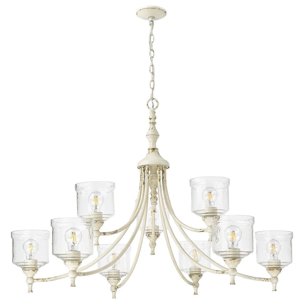 Golden Lighting Keating 9-Light Chandelier in Antique Ivory, , large