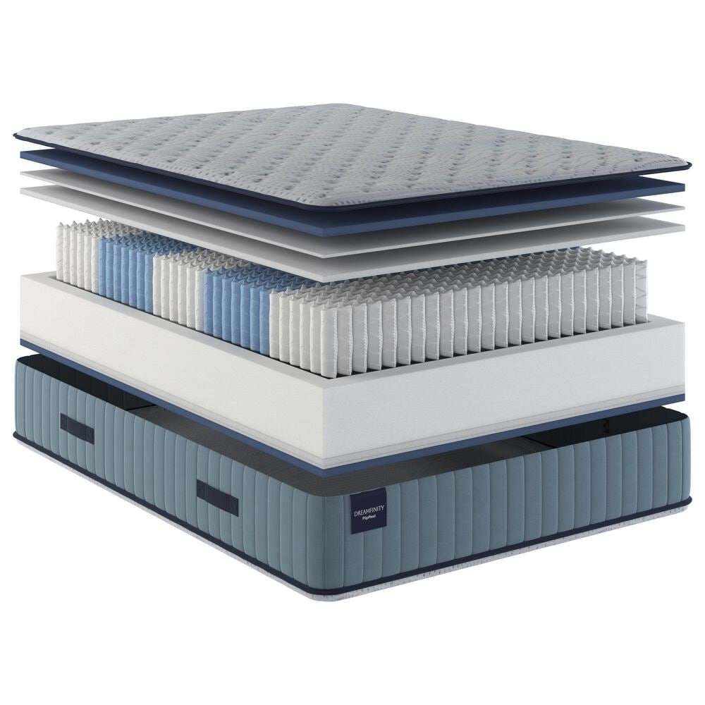 Dreamfinity Fliprest Firm Queen Mattress with High Profile Box Spring, , large