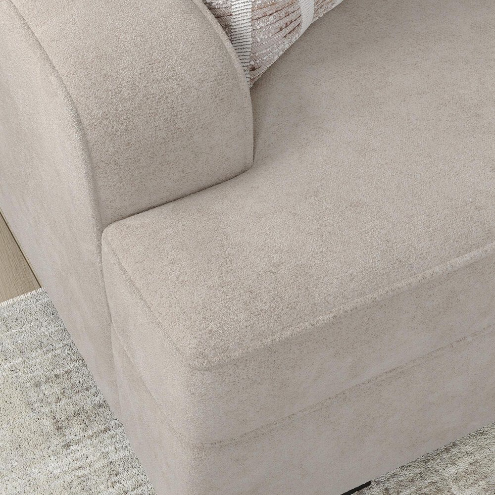 Ashley High Profile Stationary Loveseat in Taupe, , large