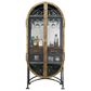 Howard Miller Boilermaker Wine and Bar Cabinet in Charcoal Gray and Aged Brass, , large