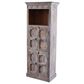 Jaipur Home One of a Kind Old World Royal Document Bookcase in Grey and White, , large