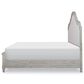 Legacy Classic Belhaven 4-Piece King Upholstered Panel Bedroom Set in Weathered Plank, , large