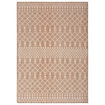 Nourison Positano Southwestern Jute 5" x 7" Indoor/Outdoor Area Rug, , large