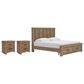 Ashley KING PANEL STORAGE BED WITH TWO NIGHTSTANDS, , large