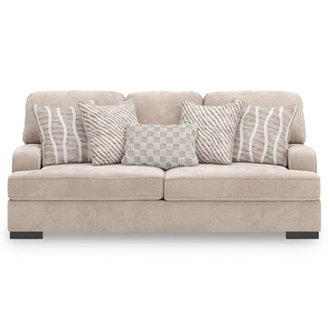 Ashley High Profile Stationary Sofa in Taupe, , large