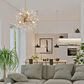 Golden Lighting Dandelion 6-Light Chandelier in Matte Gold, , large