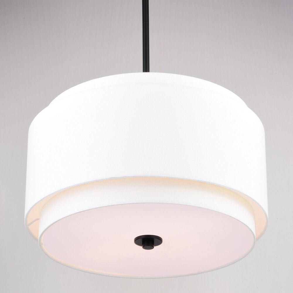 Vaxcel Burnaby 4-Light Pendant in Black, , large