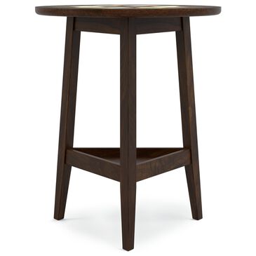 Stickley Furniture Hudson Valley Round Side Table in Dark Roast, Walnut, Natural and Black, , large