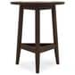 Stickley Furniture Hudson Valley Round Side Table in Dark Roast, Walnut, Natural and Black, , large