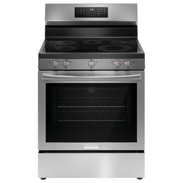 Frigidaire Gallery 30" Rear Control Electric Range with Total Convection in Stainless Steel, , large