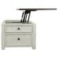 Ashley Bolanburg Lift Top Cocktail Table in Weathered Oak and Antique White, , large