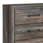 Ashley Drystan 4-Piece Full Dual Storage Bed Set in Brown Rustic, , large