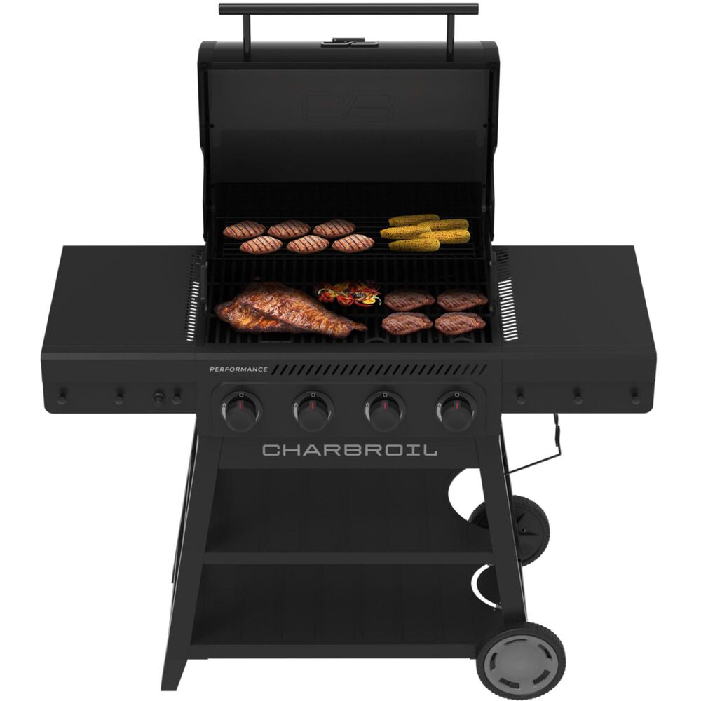 Char-Broil Performance Series FlavorMax 4 Burner Cart Gas Grill in Blackout, , large