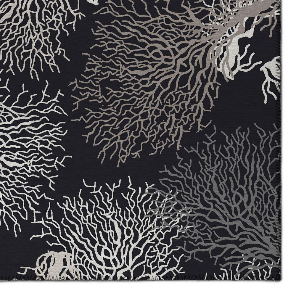 Dalyn Rug Company Seabreeze SZ3 2&#39;3&quot; x 7&#39;6&quot; Black Runner, , large
