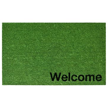 Callaway Collins 1"5" x 2"5" Green and Black Door Mat, , large