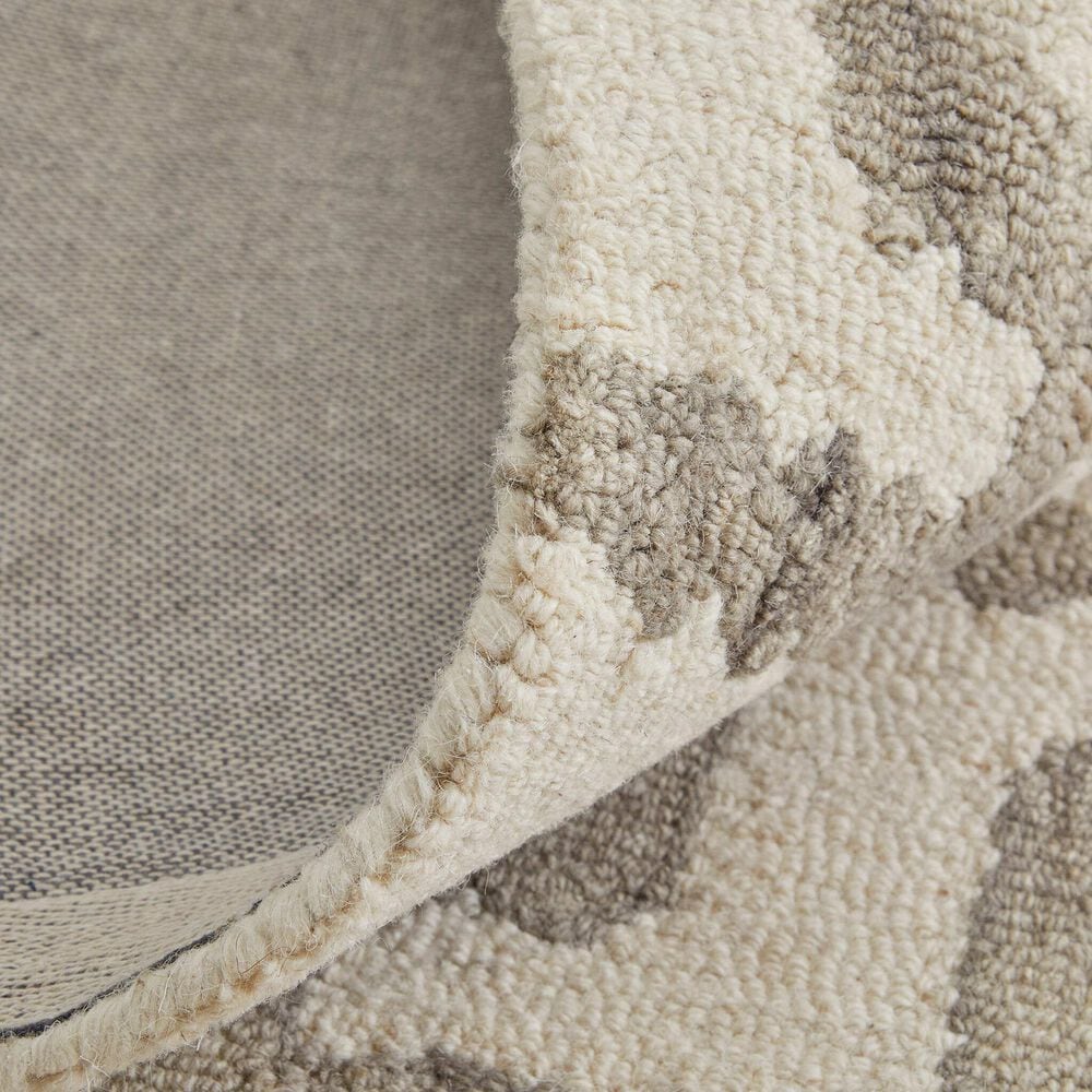 Feizy Lorrain 9&#39;6&quot; x 13&#39;6&quot; Gray and Ivory Area Rug, , large