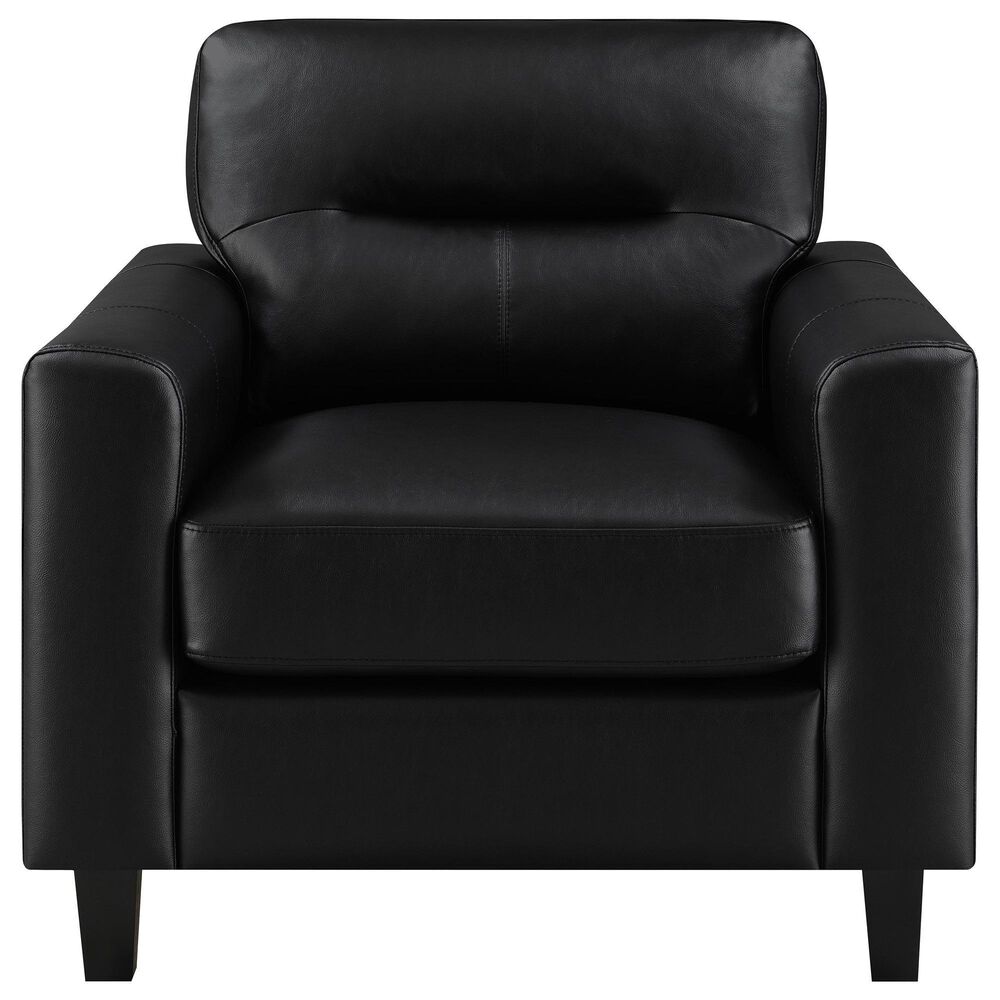 Coaster Scotland Accent Arm Chair in Black, , large