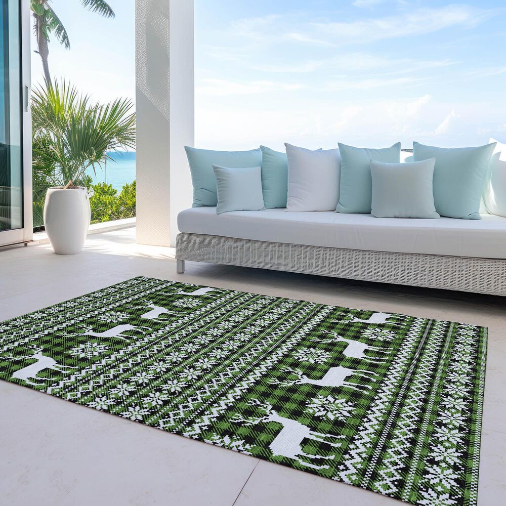Dalyn Rug Company Wonderland WN28 3&#39; x 5&#39; Cactus Indoor/Outdoor Area Rug, , large