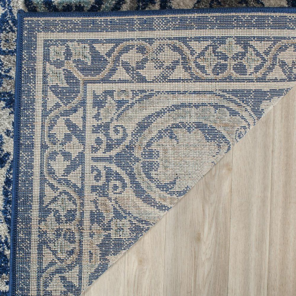 Safavieh Evoke EVK251C-27 2&#39;2&quot; x 7&#39; Blue/Ivory Runner, , large