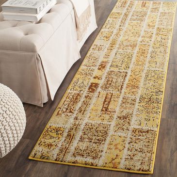 Safavieh Monaco MNC216K-28 2"2" x 8" Yellow/Multi Runner, , large