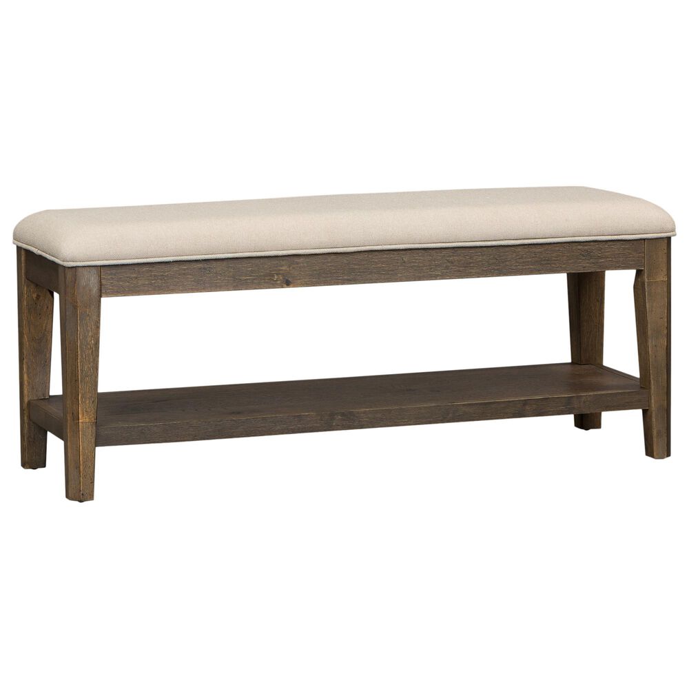 Belle Furnishings Artisan Prairie Bench in Dark Brown, , large